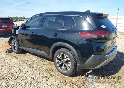 2021 Nissan Rogue Sv Fwd из США, поврежденный, VIN JN8AT3BA9MW001903